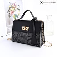 Gorgeous Snake leather pattern One Shoulder Bag Small_img_5