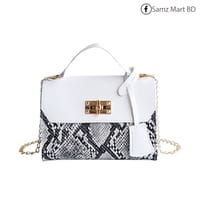 Gorgeous Snake leather pattern One Shoulder Bag Small_img_12