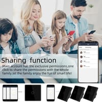 Tuya Smart Wall Switch (1–4 Gang) | App + Bluetooth + Touch + RF Remote + Regulator & Socket_img_7