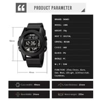 Skmei Digital Fashionable Green Light Watch For Men's_img_4