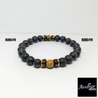 Beaded Bracelet Black Color Cats Eye_img_0