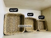Seagrass storage busket set 10/10", 9/9",7/7" inch_img_0