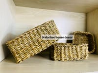 Seagrass storage busket set 10/10", 9/9",7/7" inch_img_1