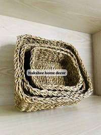 Seagrass storage busket set 10/10", 9/9",7/7" inch_img_3