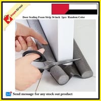 Door Sealing Foam Strip 36 inch use for Under Door Guard  1pcs Random Color_img_1