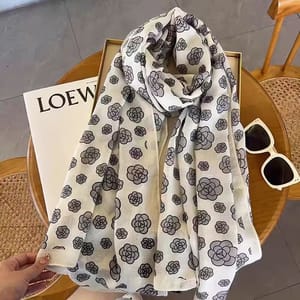 Korean Style Cotton & Linen Gauze Scarf