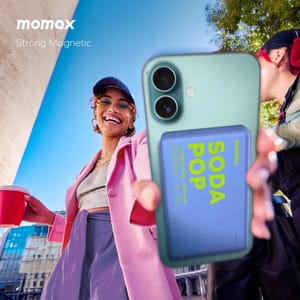 Momax 1-Power Pass Soda Pop Magnetic Wireless Power Bank 5000mah – Blue_img_1