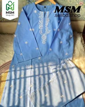 Ready-Made Embroidered 2-Piece Set