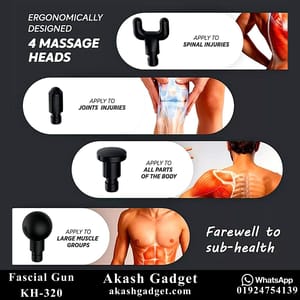 Fascial Gun KH-320 Deep Tissue Muscle Massage Gun_img_9