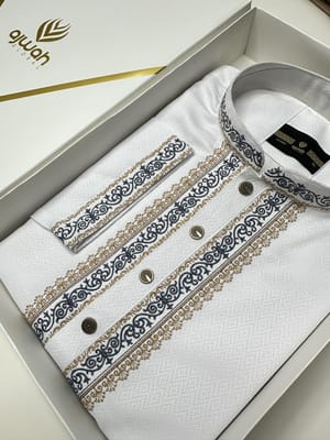 White Crown Prestige Panjabi -A3W136