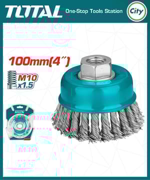 ৪ ইঞ্চি ওয়্যার কাপ ব্রাশ TOTAL TAC32042_img_0