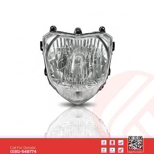 Headlight Assy for Yamaha FZS V1 bike.