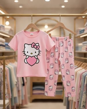 👑🔥Cute Comfort Premium Long T-Shirt Sets Princesses!👑