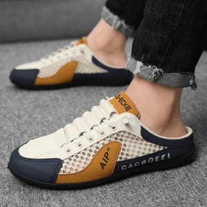 Trendy Fashionable Casual Flat Non-Slip Half Shoes - S-43_img_1