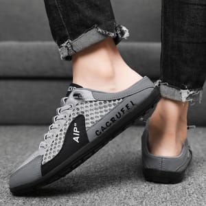 Trendy Fashionable Casual Flat Non-Slip Half Shoes - S-43_img_4