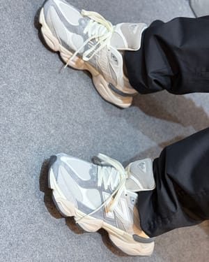 New Balance 9060 Sea Salt White