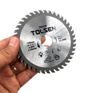 TOLSEN Circular Saw Blade (4-3/8" to 12") For Angle Grinder And Circular Saw Wood Cutting; 76410 | 76431 | 76451 | 76460 | 76461 | 76470_img_1