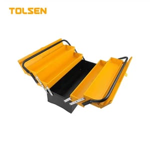 TOLSEN 80212 Steel Tool Box, 17", 3 Layer Heavy Duty (495x200x290mm), Model: 80212_img_1