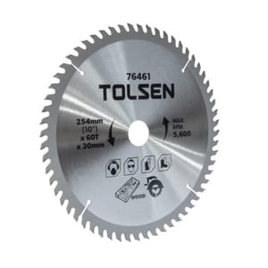 TOLSEN Circular Saw Blade (4-3/8" to 12") For Angle Grinder And Circular Saw Wood Cutting; 76410 | 76431 | 76451 | 76460 | 76461 | 76470_img_5