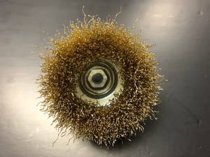 TOLSEN 77600 Cup Wire Brush with Nut, ( 75mm, M10x1.5 | 100mm, M14x2 ), Model: 77600 | 77602_img_3