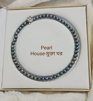 Sea Blue Pearl necklace_img_0