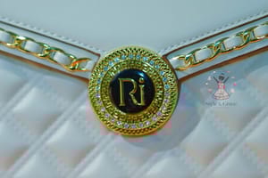 Ultra Premium Luxury Ladies Bag || Black Leather || White Leather_img_1