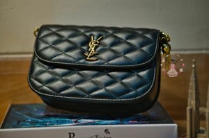 Ultra Premium Luxury Ladies Bag ||Mid Size || Black Leather  ||_img_0