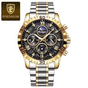 POEDAGAR 973 Luxury Watch for Man Quartz Sports Men watch Luminous Stainless Steel ( Free Home Delivery 🔥)_img_5
