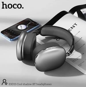 Hoco ESD15 Wireless Bluetooth Headphones – Dark Grey Color