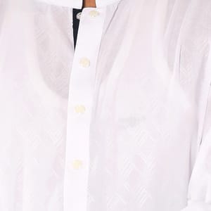 Perfect Fit with the Ajwah Classic Royale White Panjabi for Men_img_3