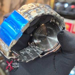 Edifice Master Grade || Japan Movement | Chain Style | Silver Black_img_3