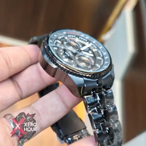 Edifice Master Grade || Japan Movement | Chain Style | Full Black_img_1