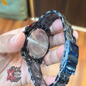 Edifice Master Grade || Japan Movement | Chain Style | Full Black_img_3