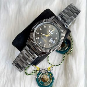 Rolex AA Grade || Full Black || Diamond cut Dial_img_2