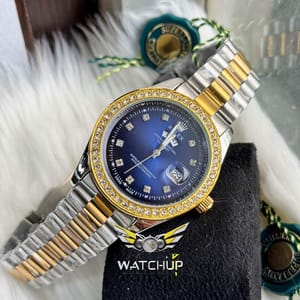 Rolex AA Grade || Dual Tone || Blue Diamond Stone_img_2