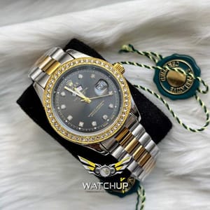 Rolex AA Grade || Dual Tone || Grey Diamond Stone_img_0