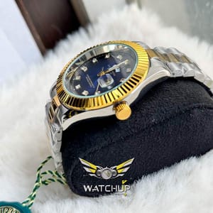 Rolex AA Grade || Dual Tone || Blue Diamond Cut_img_2