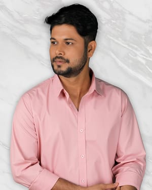Gentle Pink Elegance Formal Shirt_img_0