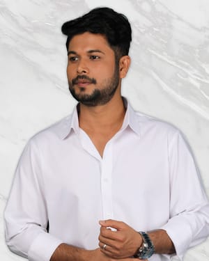 Luxury & Comfort with the Ajwah PREMIUM Classic White Men's Shirt_img_0