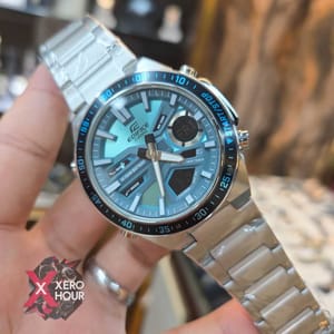 Edifice Master Grade || Japan Movement | Chain Style | New Deep & Light Blue_img_1