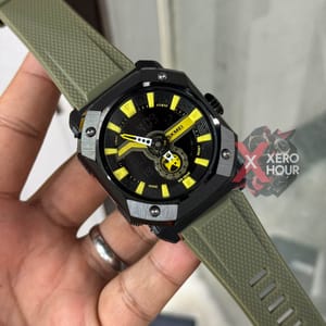 SKMEI 2272 || 3 Timer || Green & Black || Waterproof watch_img_0