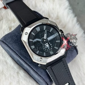 SKMEI 2272 || 3 Timer ||Silver Black || Waterproof watch_img_0