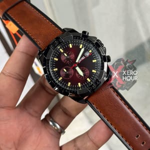 SKMEI 9347 MEN QUARTZ WATCH SIX POINTER POPULAR LEATHER STRAP WATERPROOF WATCH_img_4