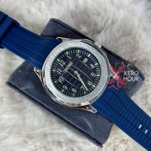 SKMEI Aquanaut || Blue dial silver Bezel || Waterproof_img_1