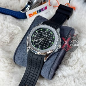 SKMEI Aquanaut || Black dial silver Bezel || Waterproof_img_0