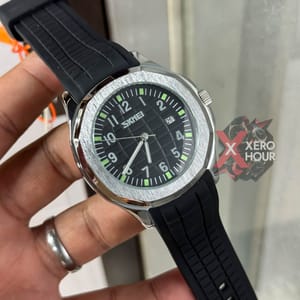 SKMEI Aquanaut || Black dial silver Bezel || Waterproof_img_3