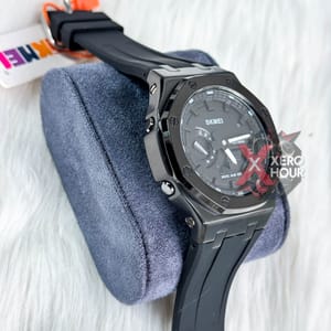SKMEI 2243 || Dual Timer || Full Black | SS Blody || Silicon Strap_img_1