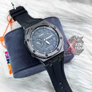 SKMEI 2243 || Dual Timer || Full Black | SS Blody || Silicon Strap_img_2