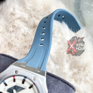 SKMEI 2243 || Dual Timer ||Silver & Sky Blue Multi color | SS Body || Silicon Strap_img_4