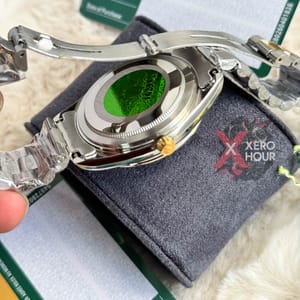 Rolex New Edition || Dual Tone || Wave Blue Textured || SS Body || Water Resistant_img_1